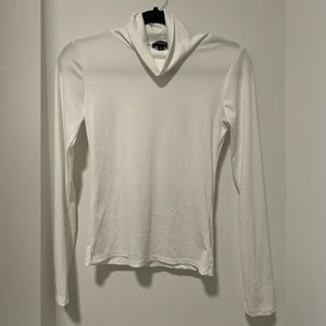 White turtle neck
